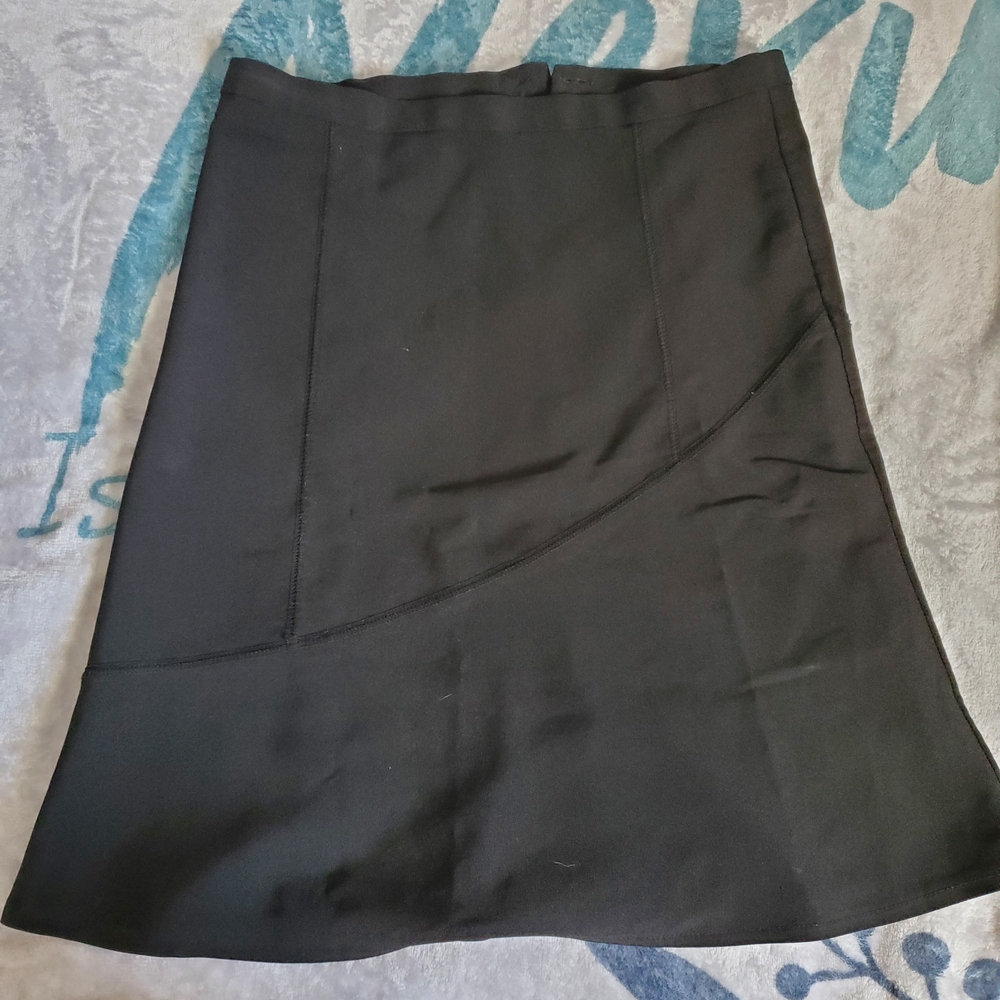 Le Chateau Classic Black A-Line Skirt